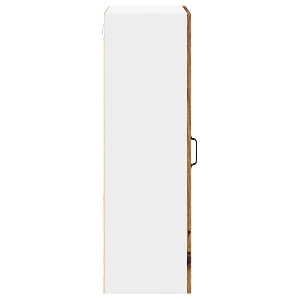 Dulap suspendat de bucatarie cu usa Lemn Vechi 50 x 31 x 100 cm — imaginea 8