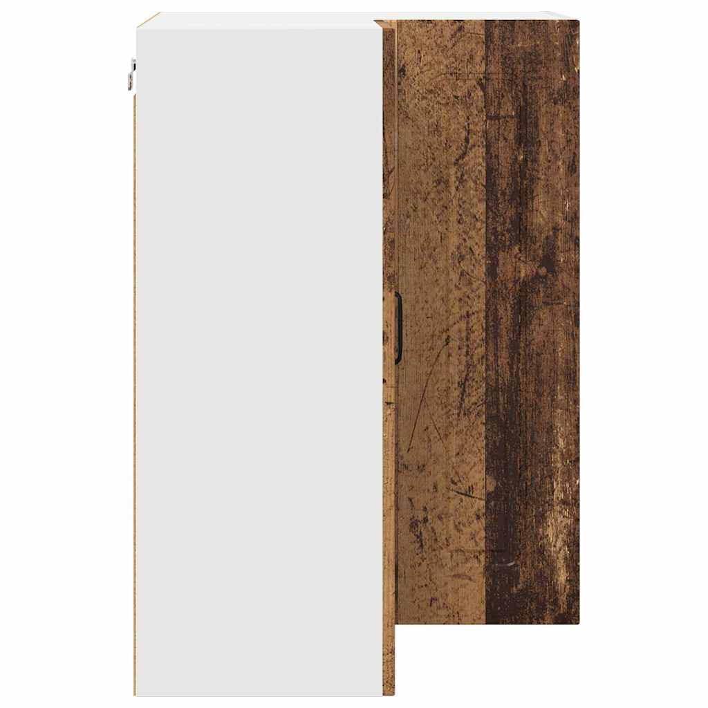 Dulap suspendat de bucatarie cu raft Lemn Vechi 57 x 57 x 80 cm — imaginea 8