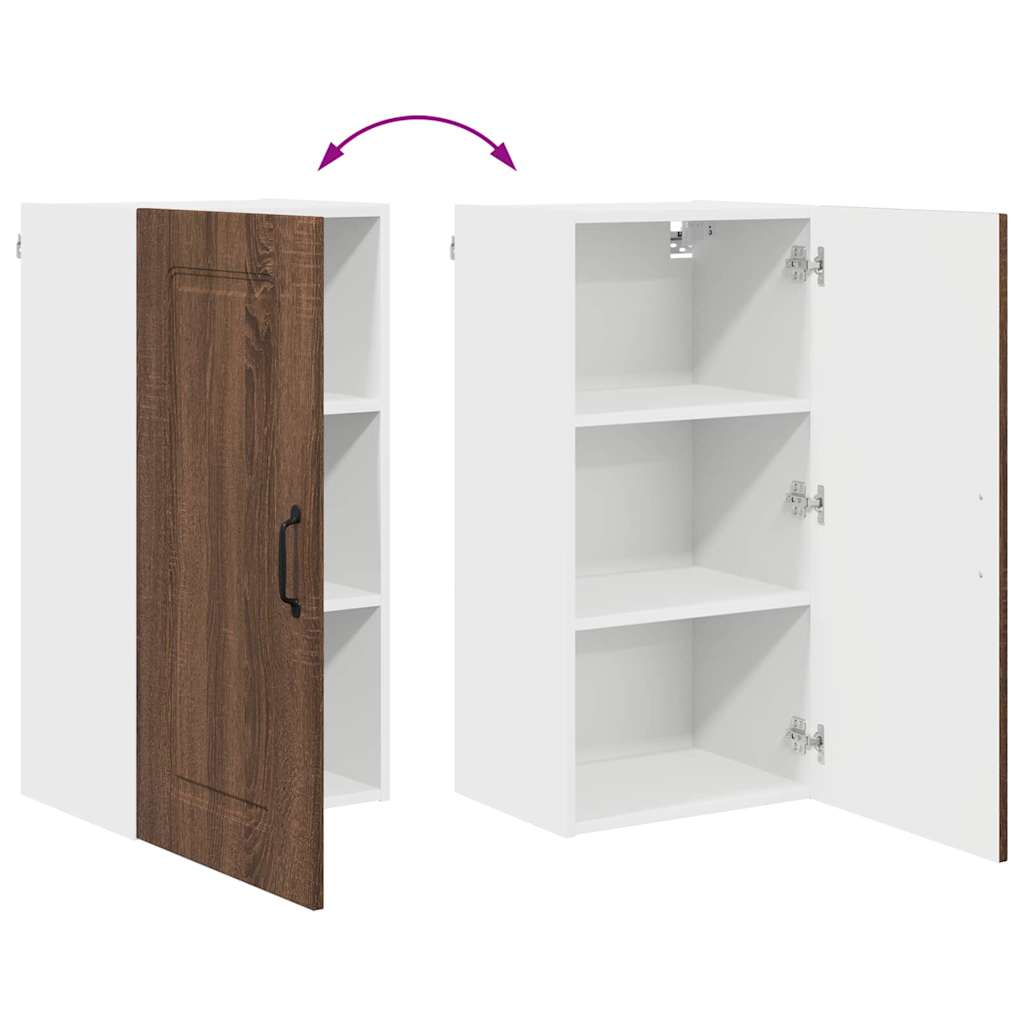 Dulap suspendat de bucatarie Stejar inchis 40 x 31 x 80 cm — imaginea 12