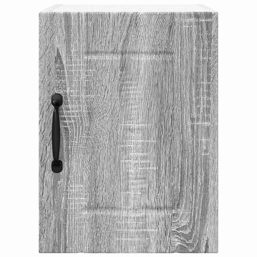 Dulap suspendat de bucatarie 2 pcs Gri Sonoma 30 x 31 x 40 cm — imaginea 8