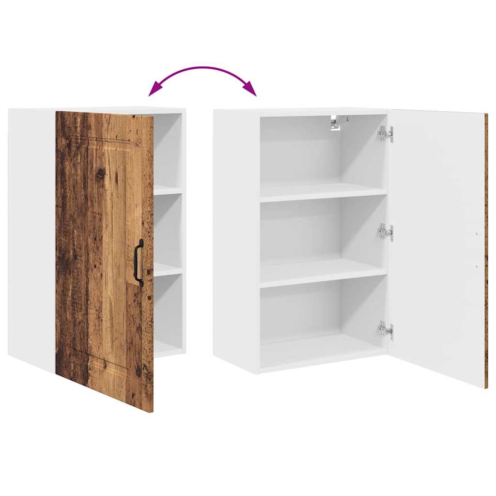 Dulap suspendat de bucatarie cu raft Lemn Vechi 50 x 31 x 80 cm — imaginea 12