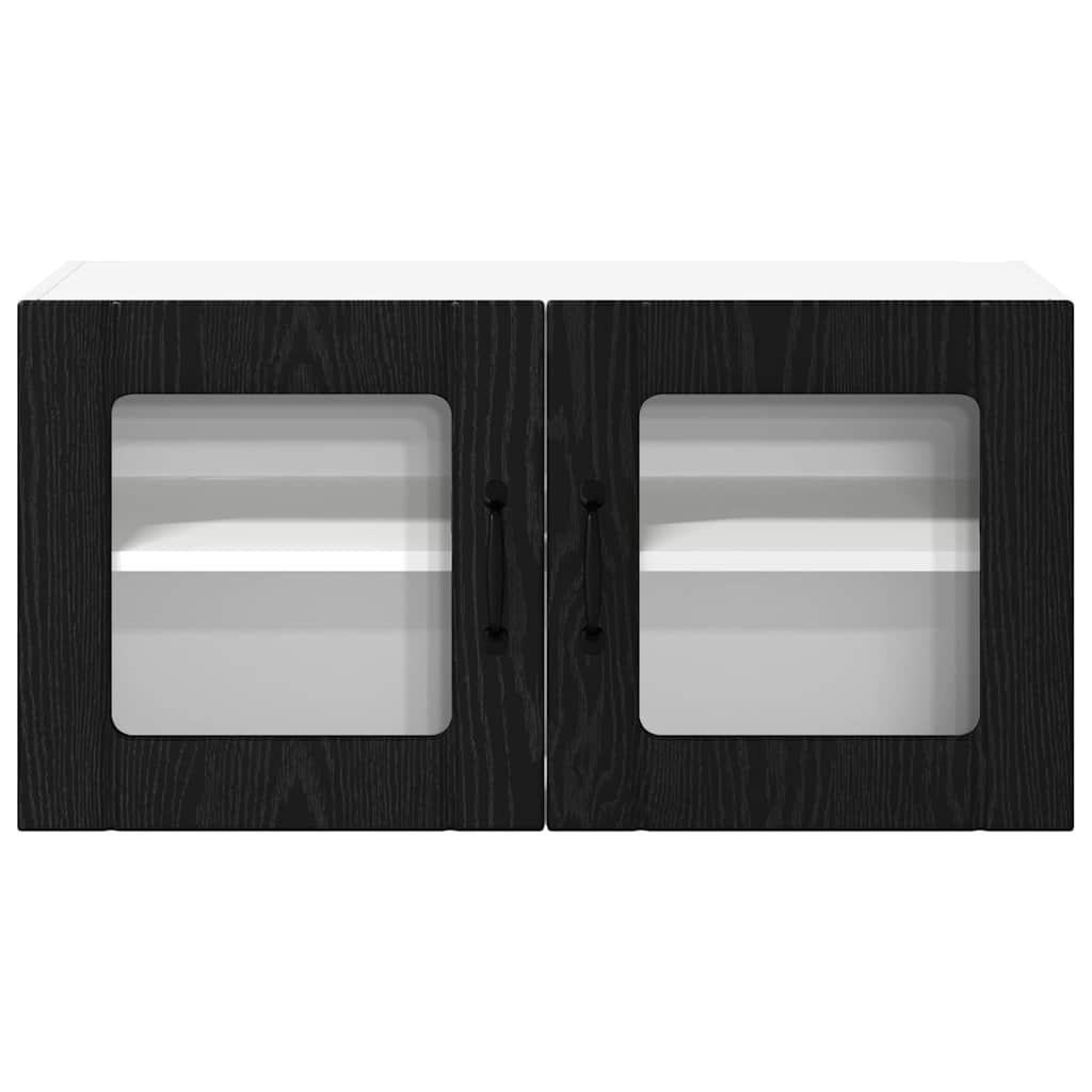 Dulap suspendat de bucatarie Stejar Negru 80 x 31 x 40 cm — imaginea 7