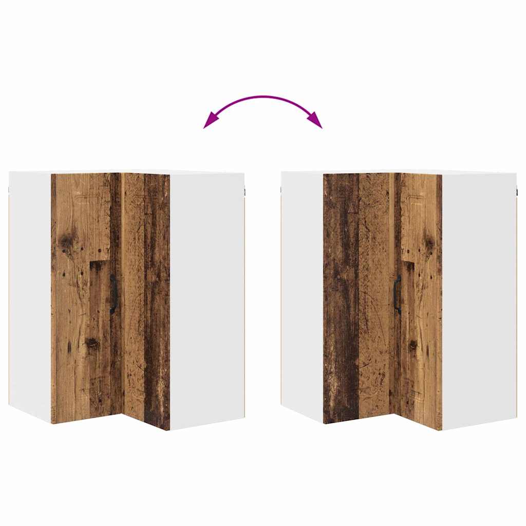 Dulap suspendat de bucatarie cu raft Lemn Vechi 57 x 57 x 80 cm — imaginea 12