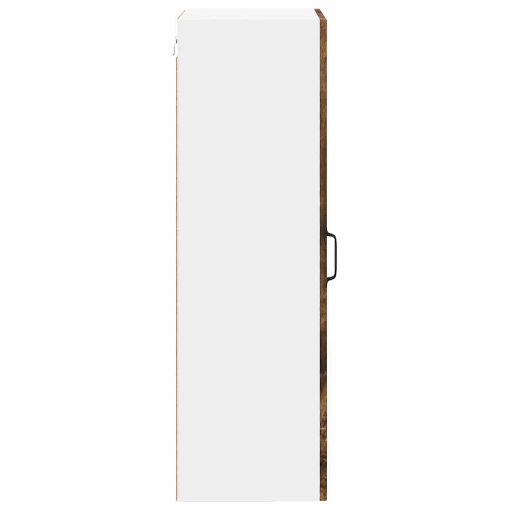 Dulap suspendat de bucatarie Stejar fumuriu 40 x 31 x 100 cm — imaginea 8