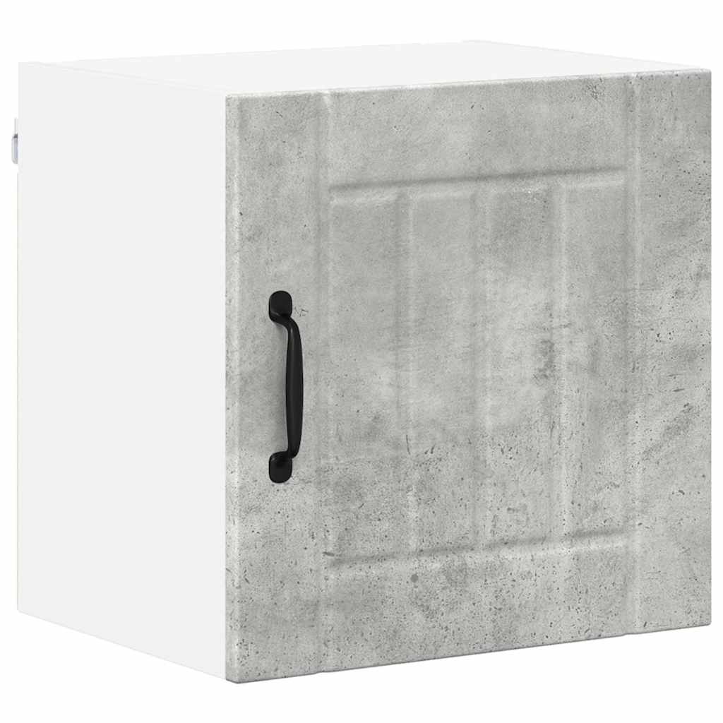 Dulap suspendat de bucatarie Gri din beton 40 x 31 x 40 cm