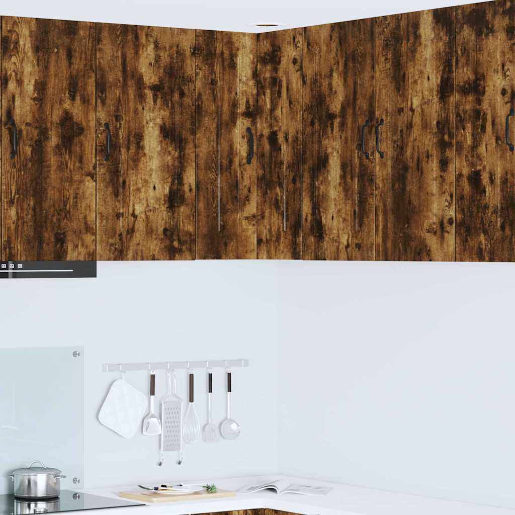 Dulap suspendat de bucatarie Stejar fumuriu 57 x 57 x 80 cm — imaginea 2