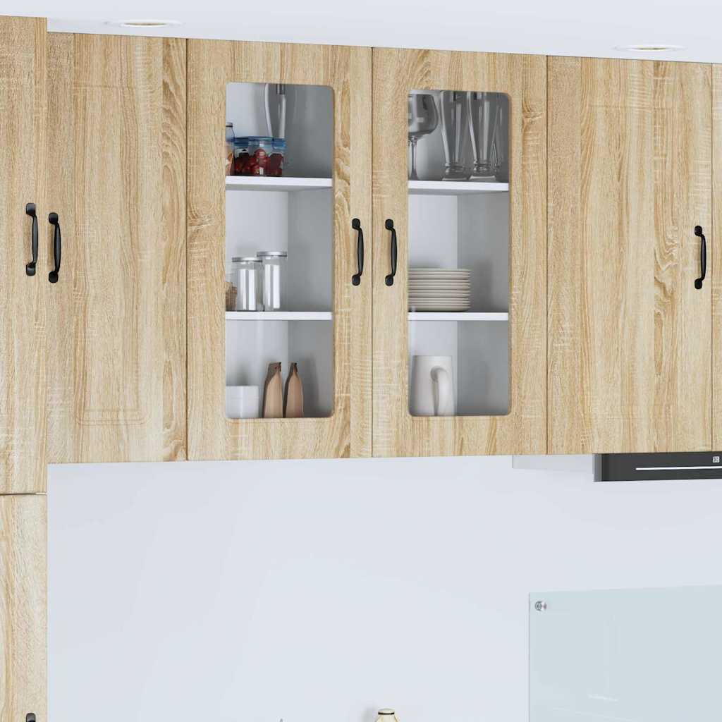 Dulap suspendat de bucatarie Stejar Sonoma 40 x 31 x 80 cm — imaginea 2