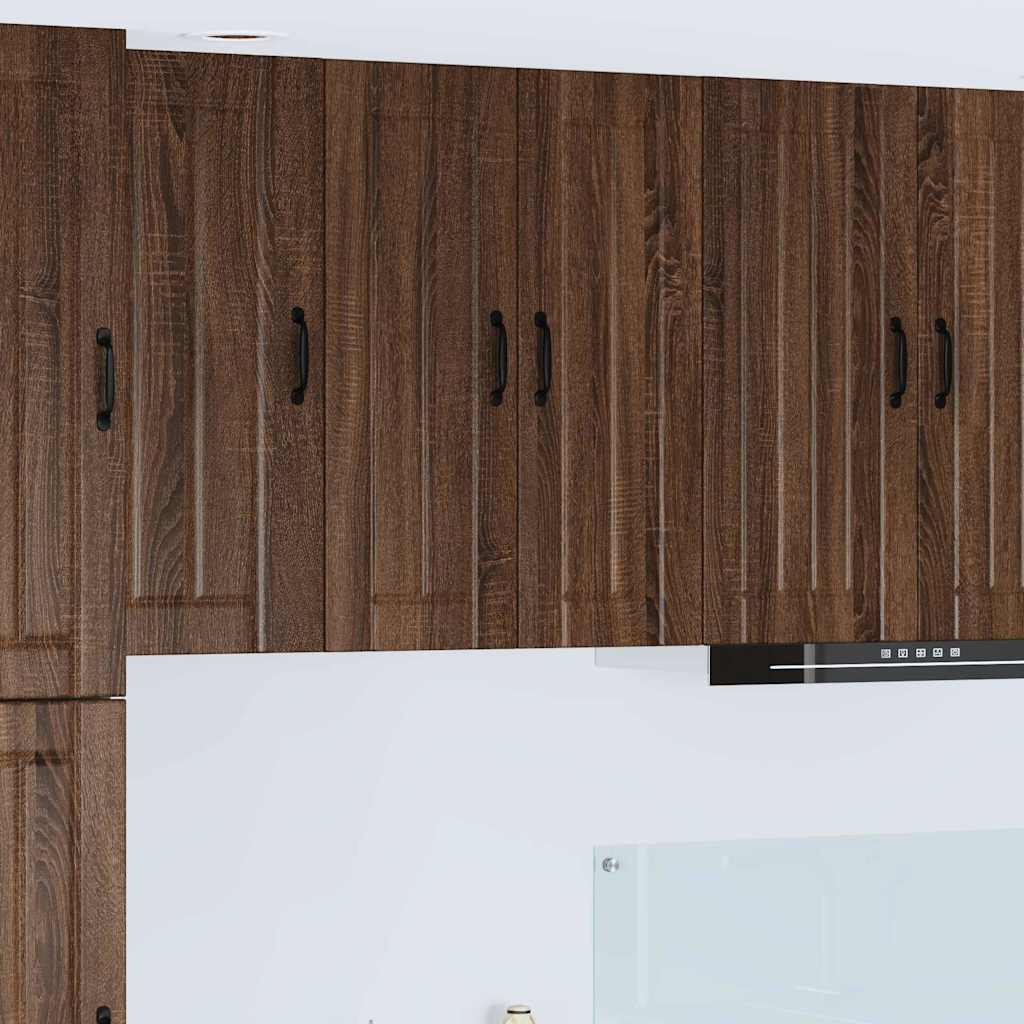 Dulap suspendat de bucatarie Stejar inchis 60 x 31 x 80 cm — imaginea 2