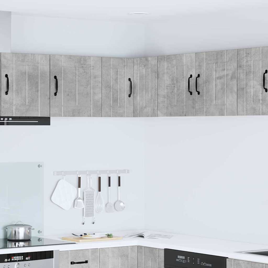 Dulap suspendat de bucatarie Gri din beton 57 x 57 x 40 cm — imaginea 2