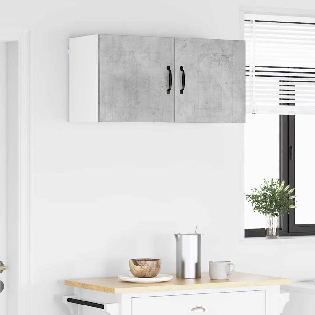 Dulap suspendat de bucatarie Gri din beton 40 x 31 x 40 cm — imaginea 5