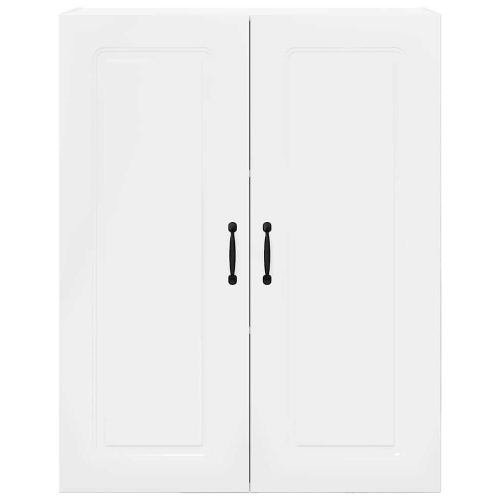 Dulap suspendat de bucatarie cu usa Alb lucios 80 x 31 x 100 cm — imaginea 7