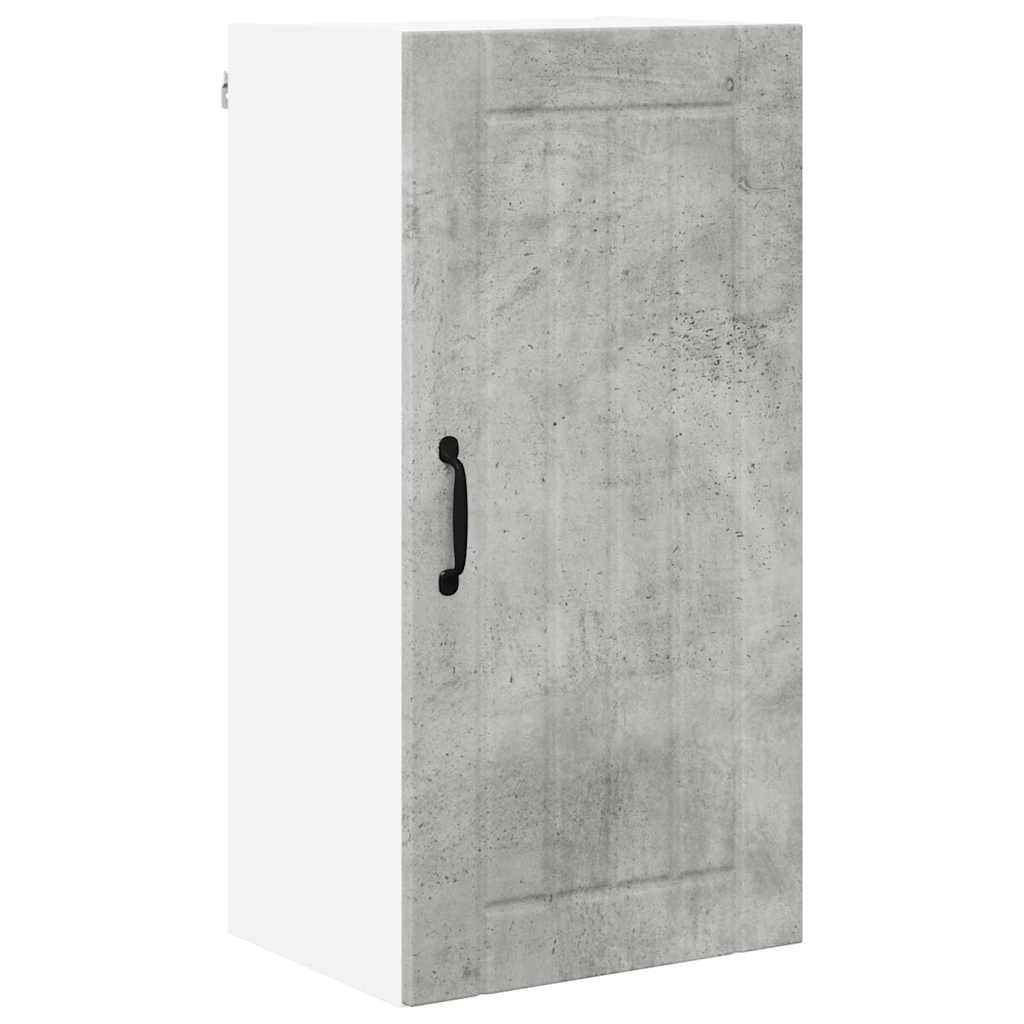 Dulap suspendat de bucatarie Gri din beton 40 x 31 x 80 cm