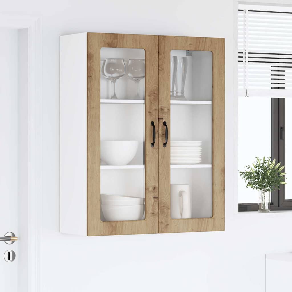 Dulap suspendat de bucatarie Stejar Artizanal 80 x 31 x 100 cm — imaginea 5
