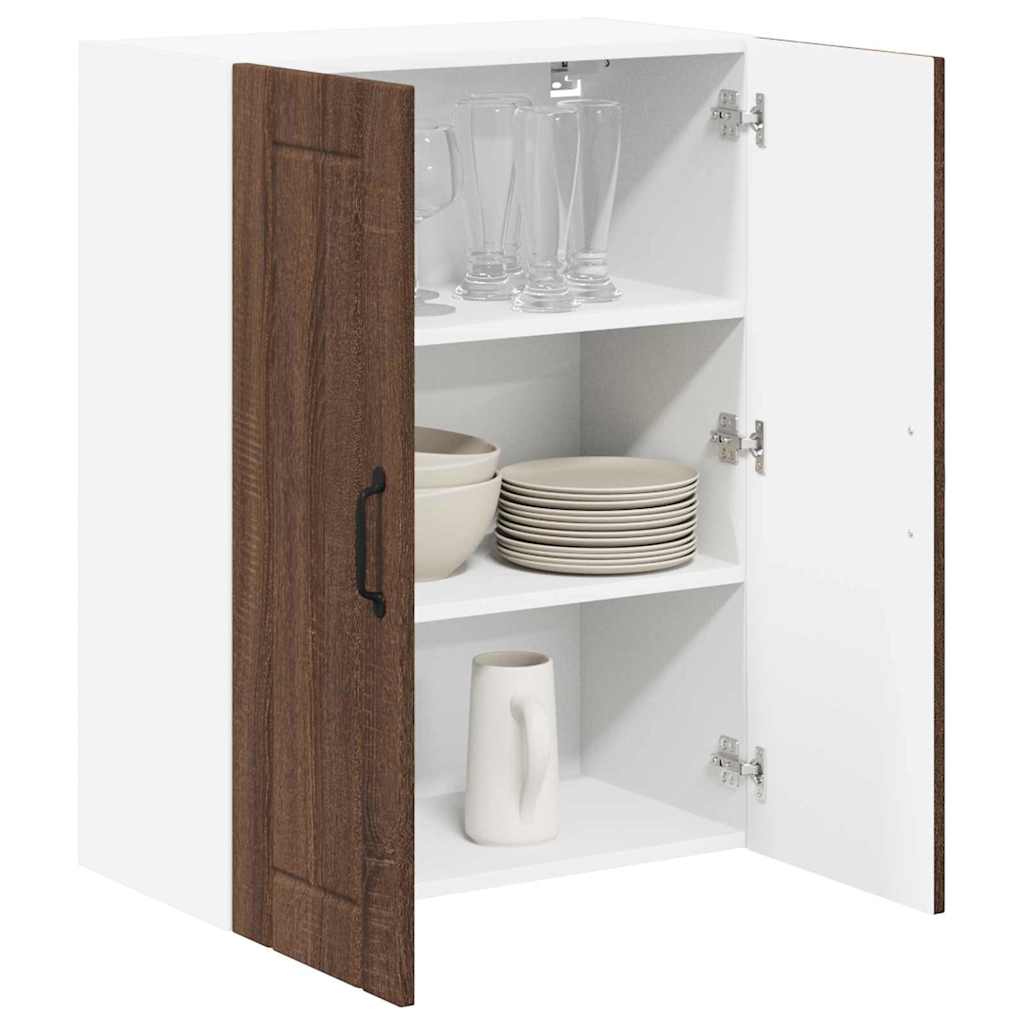 Dulap suspendat de bucatarie Stejar inchis 60 x 31 x 80 cm — imaginea 4