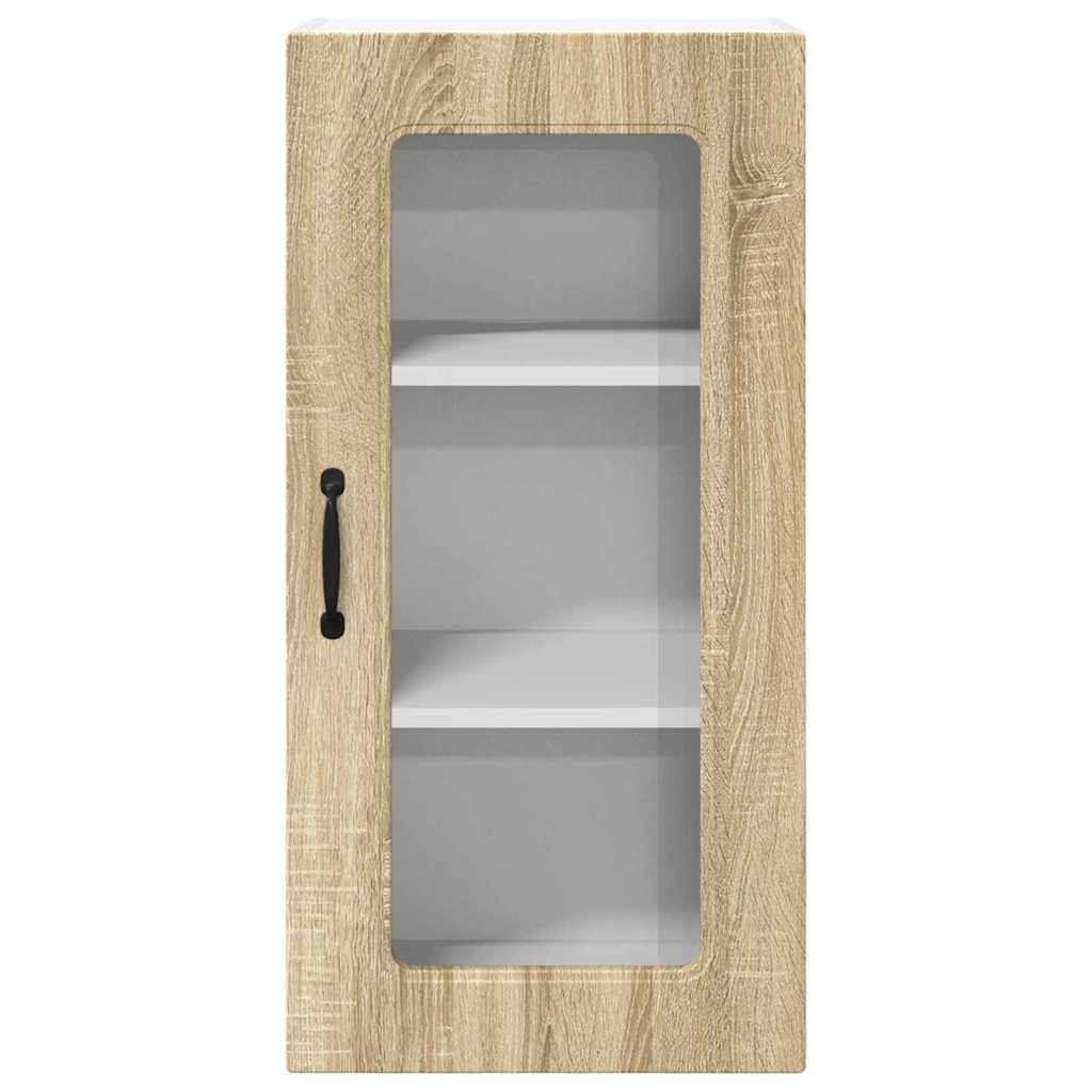 Dulap suspendat de bucatarie Stejar Sonoma 40 x 31 x 80 cm — imaginea 7