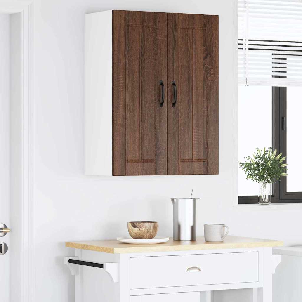 Dulap suspendat de bucatarie Stejar inchis 60 x 31 x 80 cm — imaginea 5