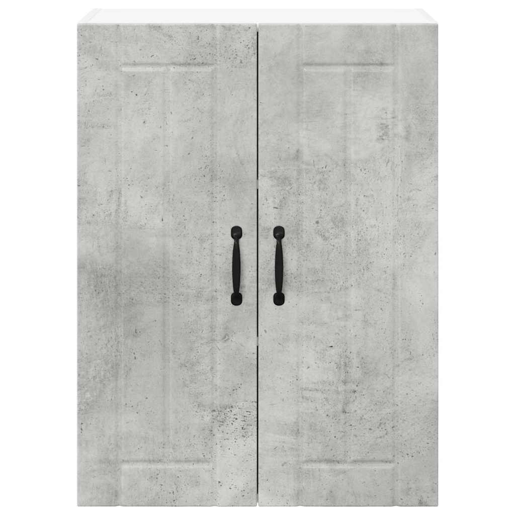 Dulap suspendat de bucatarie Gri din beton 60 x 31 x 80 cm — imaginea 7