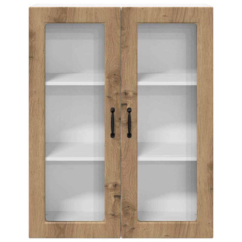Dulap suspendat de bucatarie Stejar Artizanal 80 x 31 x 100 cm — imaginea 7