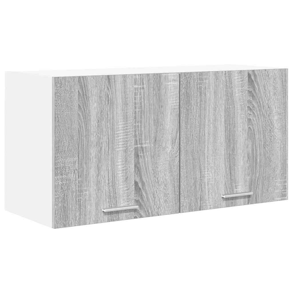 Dulap suspendat Riga Gri Sonoma 80 x 31 x 40 cm Lemn compozit