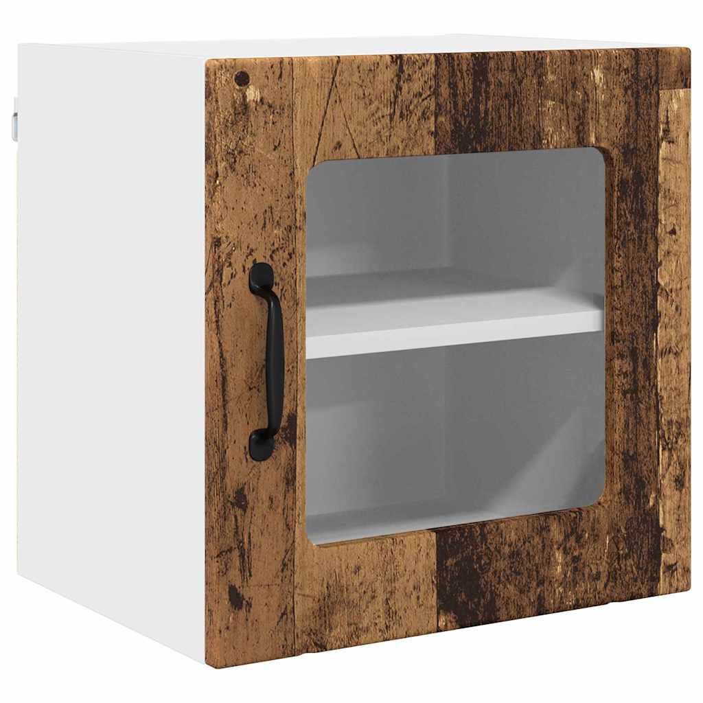 Dulap suspendat de bucatarie 2 pcs Lemn Vechi 40 x 31 x 40 cm — imaginea 6