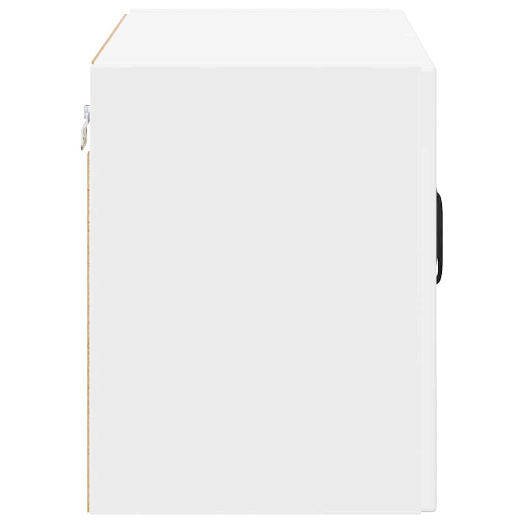Dulap suspendat de bucatarie cu raft Alb lucios 60 x 31 x 40 cm — imaginea 8