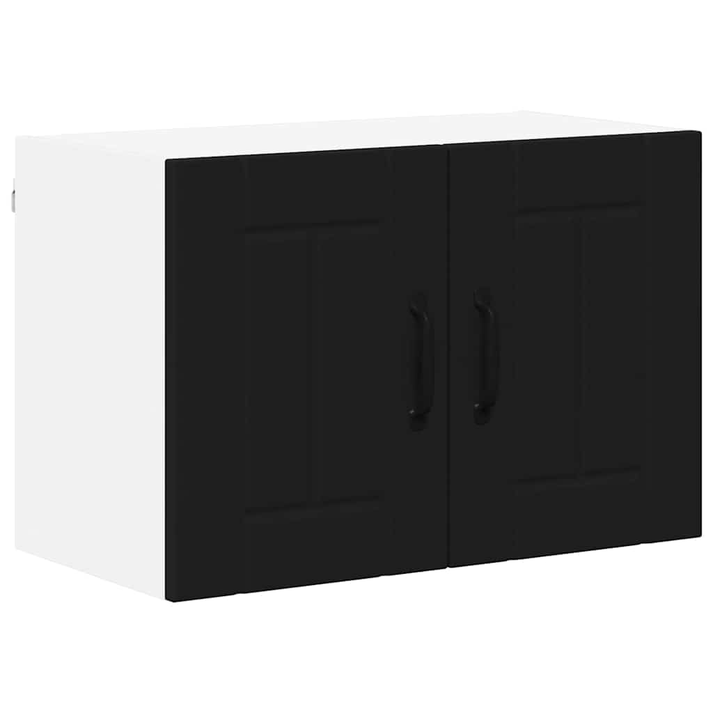 Dulap suspendat de bucatarie 2 pcs Negru 60 x 31 x 40 cm — imaginea 6