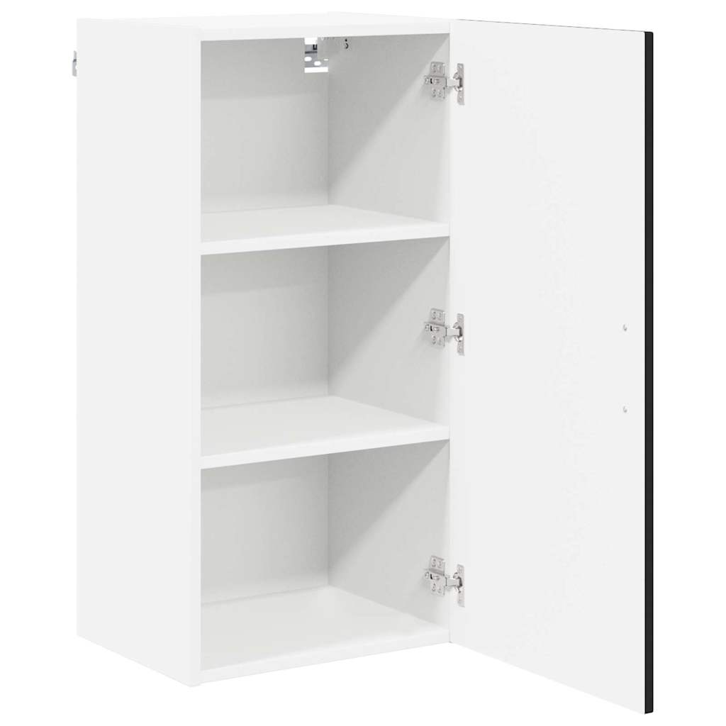 Dulap suspendat de bucatarie cu raft Negru 40 x 31 x 80 cm — imaginea 6