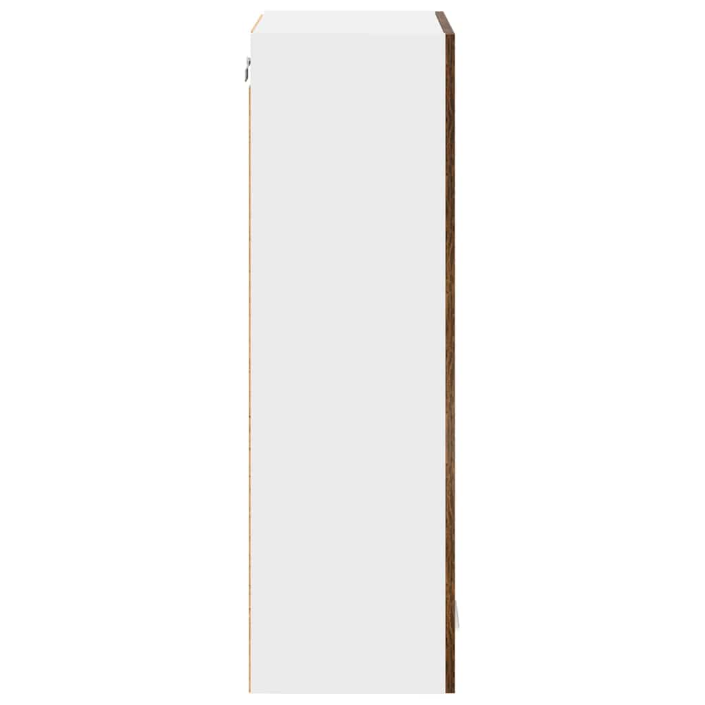Dulap suspendat cu raft Riga Stejar fumuriu 40 x 31 x 100 cm — imaginea 8
