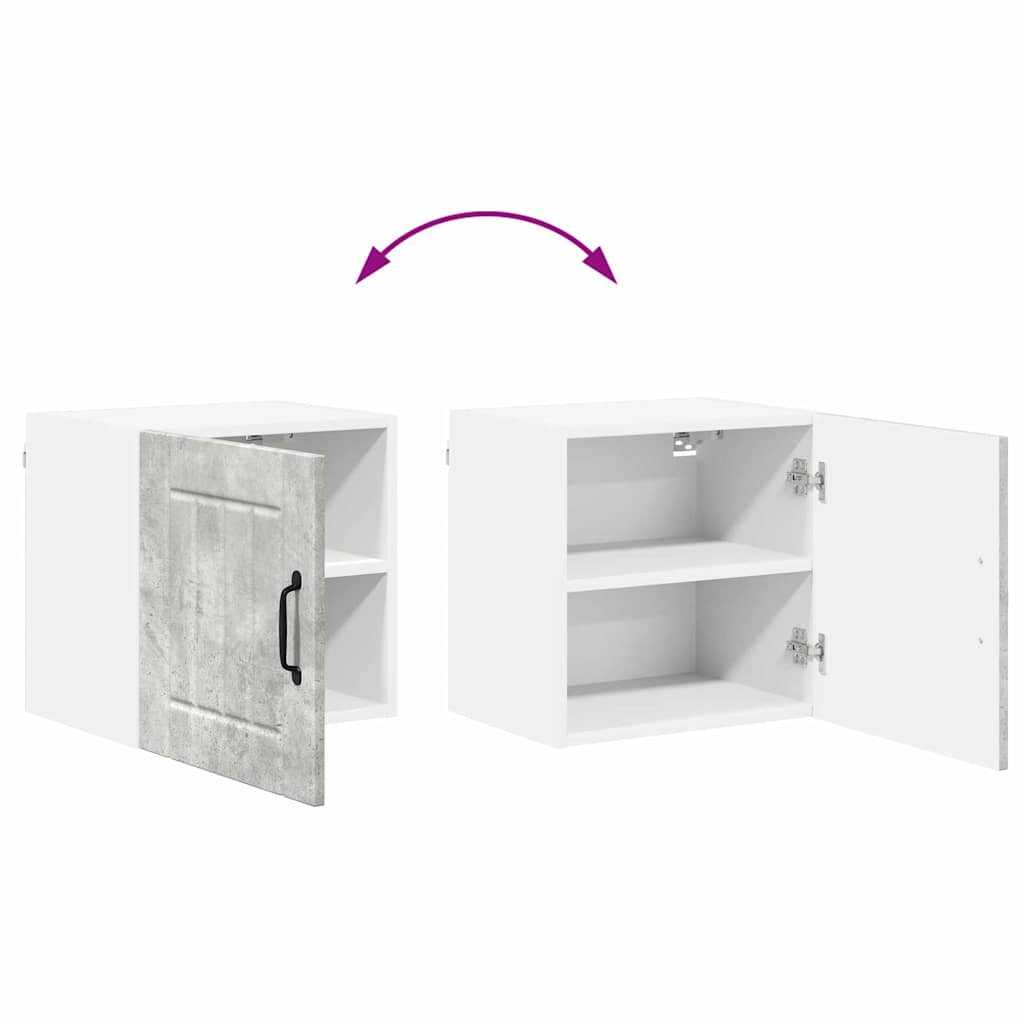Dulap suspendat de bucatarie Gri din beton 40 x 31 x 40 cm — imaginea 12