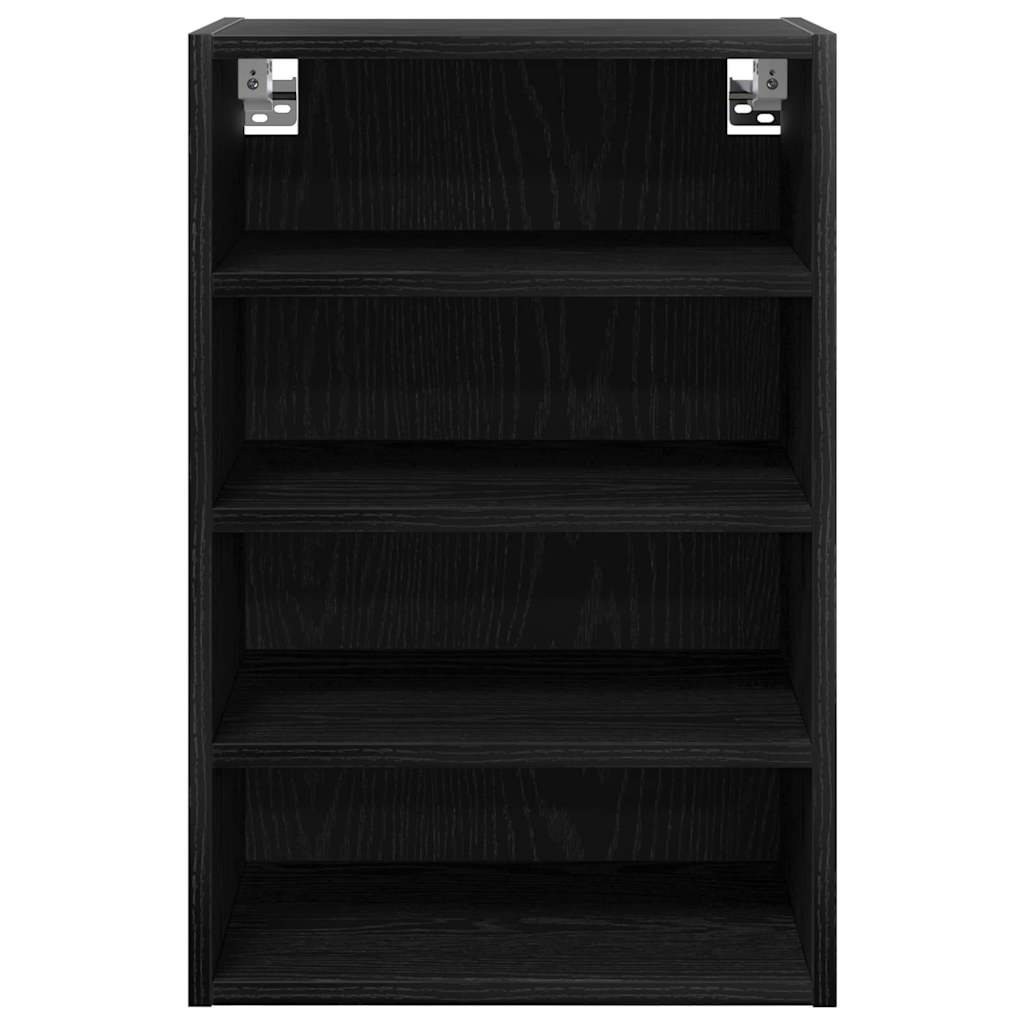 Dulap suspendat cu raft Riga Stejar negru 40 x 29,5 x 60 cm — imaginea 6