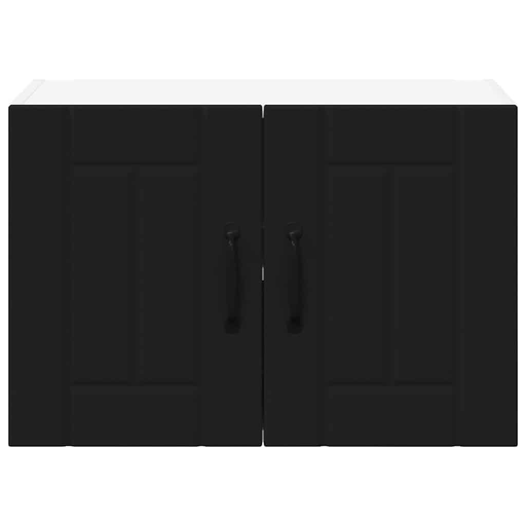 Dulap suspendat de bucatarie 2 pcs Negru 60 x 31 x 40 cm — imaginea 8