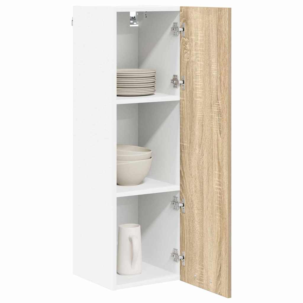 Dulap suspendat cu raft Riga Stejar Sonoma 30 x 31 x 100 cm — imaginea 4