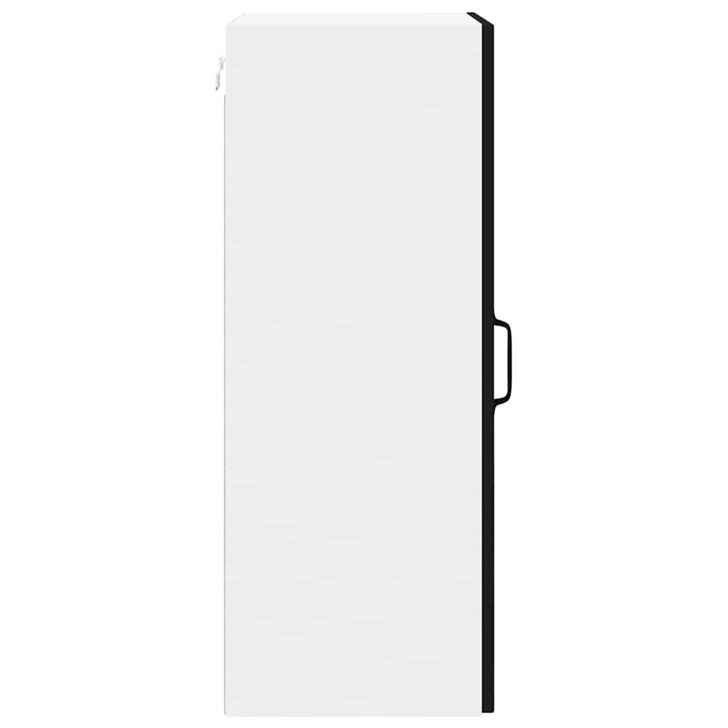 Dulap suspendat de bucatarie cu raft Negru 40 x 31 x 80 cm — imaginea 8