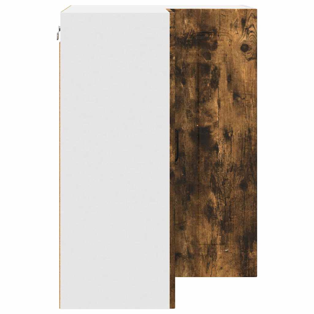 Dulap suspendat de bucatarie Stejar fumuriu 57 x 57 x 80 cm — imaginea 11