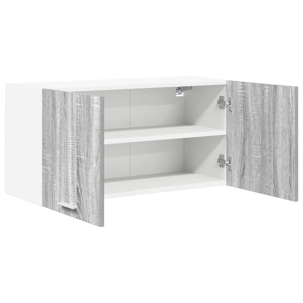 Dulap suspendat Riga Gri Sonoma 80 x 31 x 40 cm Lemn compozit — imaginea 6