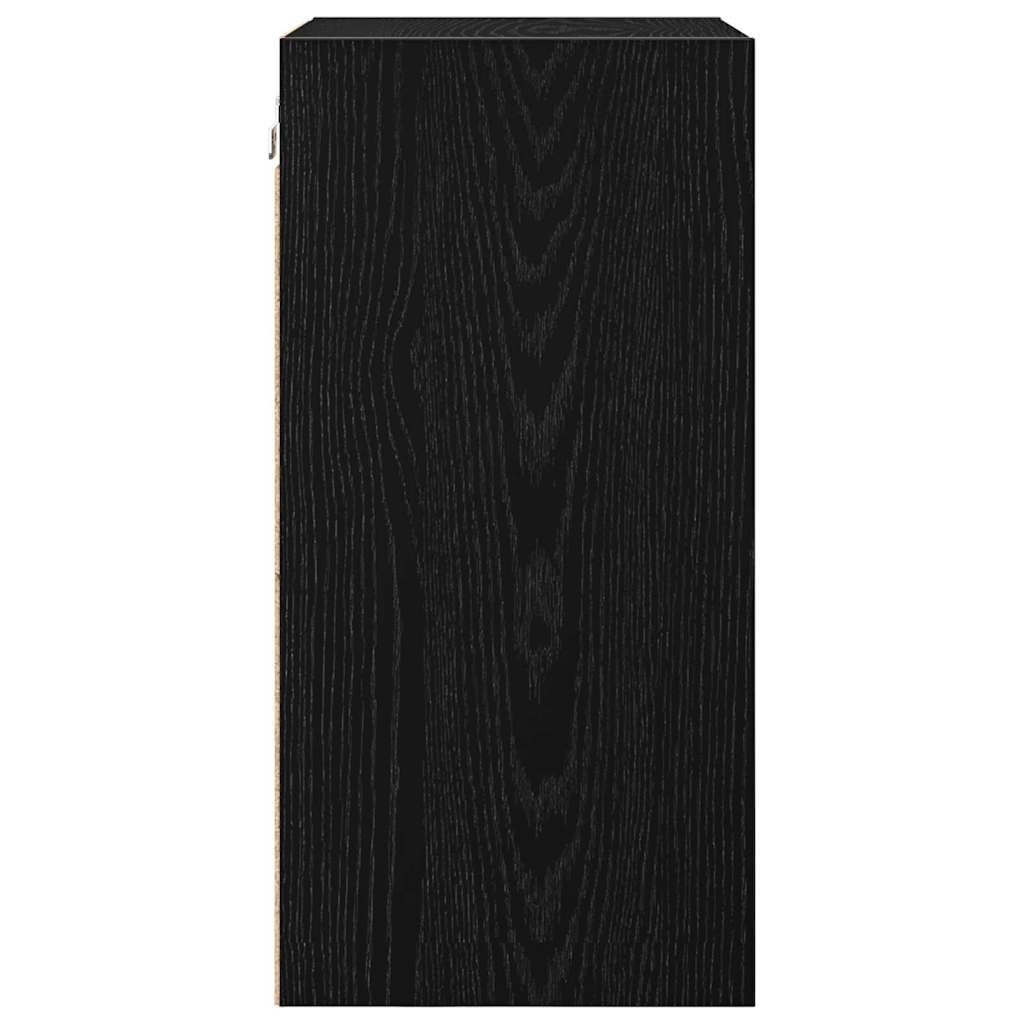 Dulap suspendat cu raft Riga Stejar negru 40 x 29,5 x 60 cm — imaginea 7