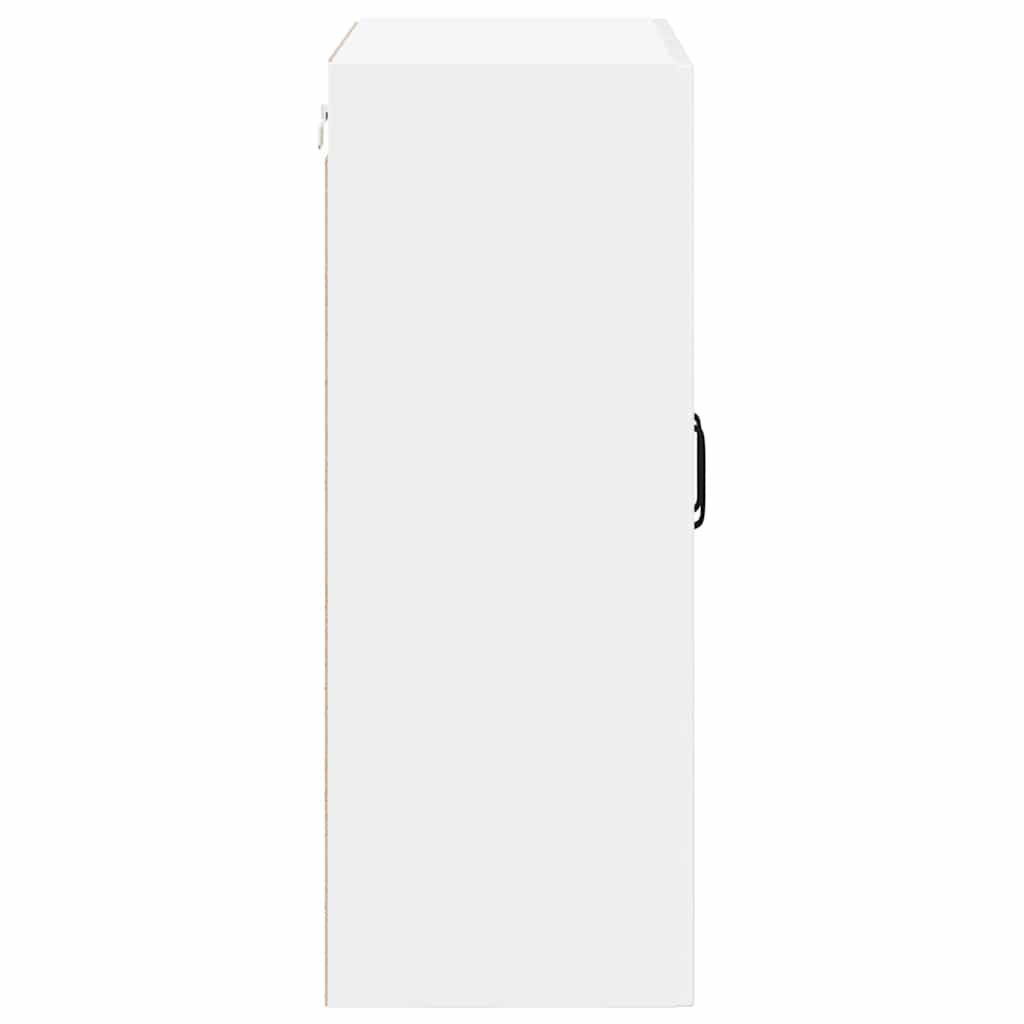 Dulap suspendat de bucatarie cu raft Alb lucios 60 x 31 x 80 cm — imaginea 8