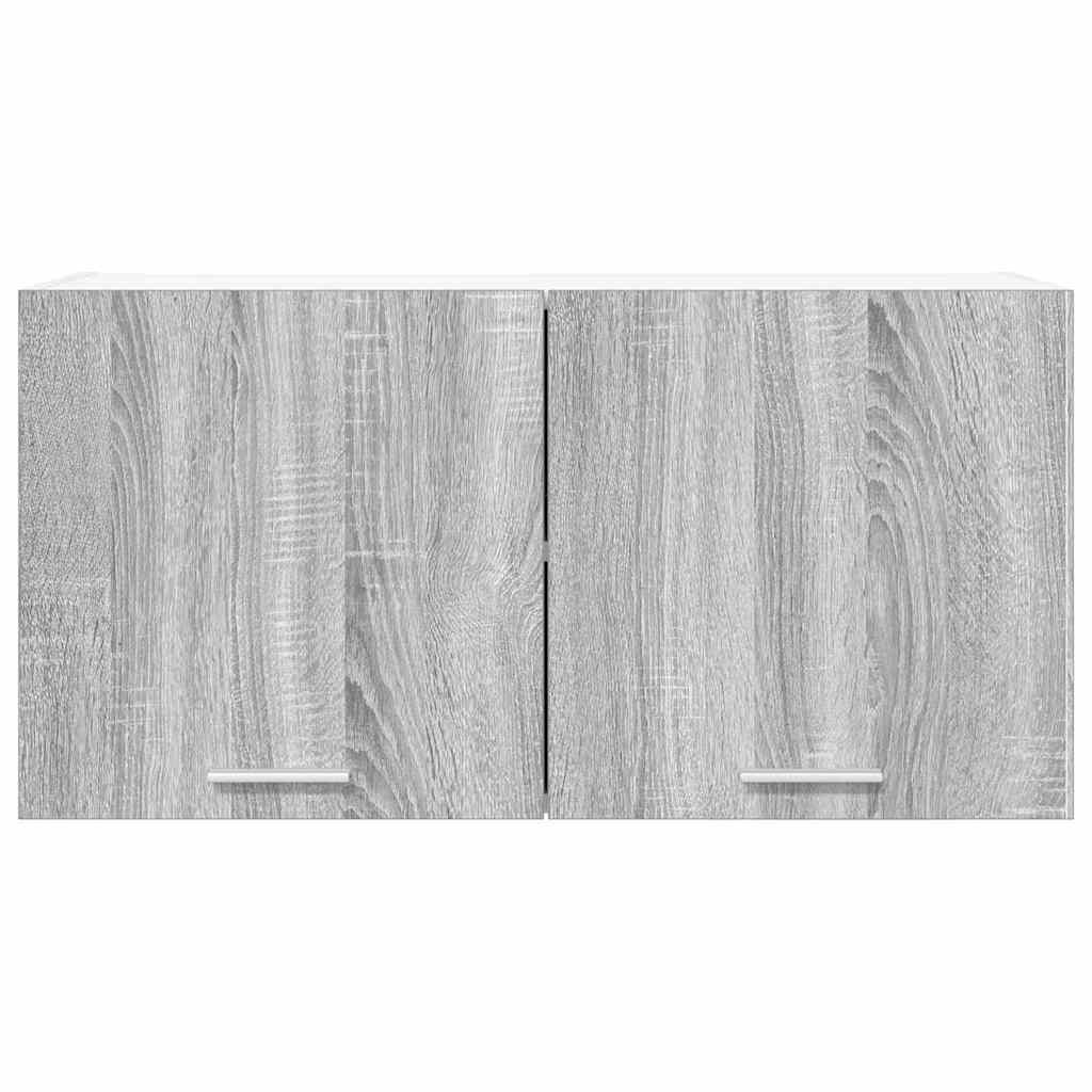 Dulap suspendat Riga Gri Sonoma 80 x 31 x 40 cm Lemn compozit — imaginea 7