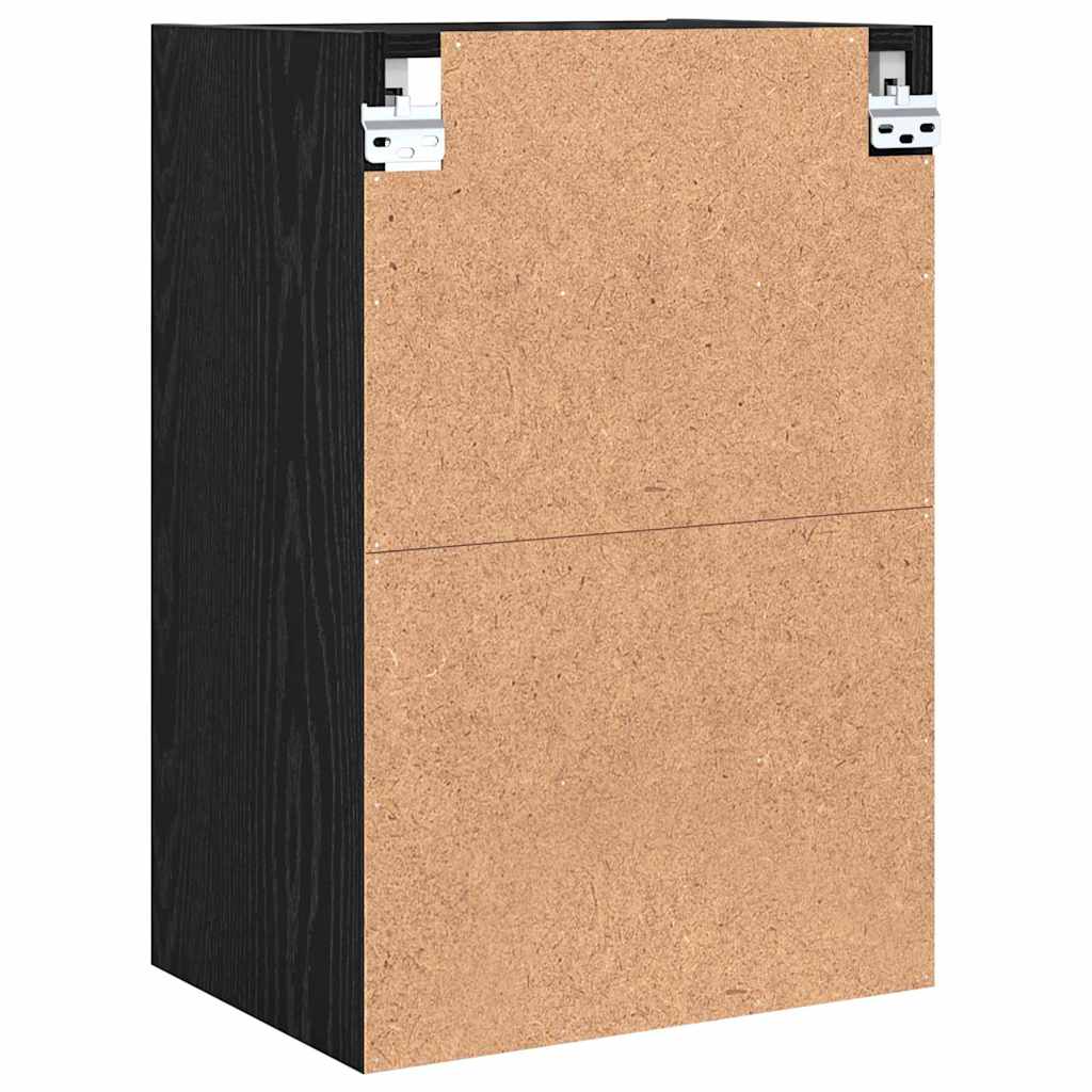 Dulap suspendat cu raft Riga Stejar negru 40 x 29,5 x 60 cm — imaginea 8
