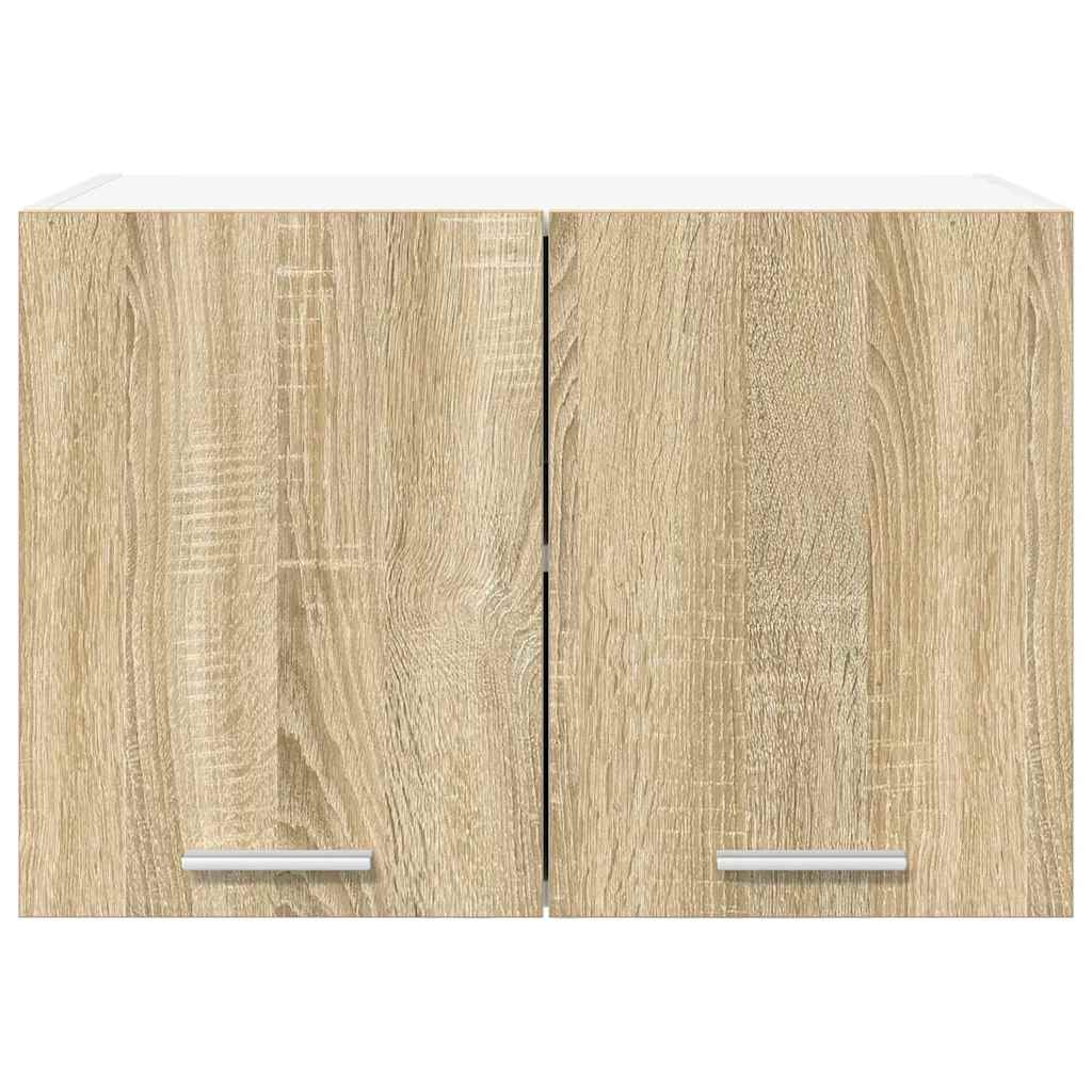 Dulap suspendat Riga 2 pcs Stejar Sonoma si Alb 60 x 31 x 40 cm — imaginea 8