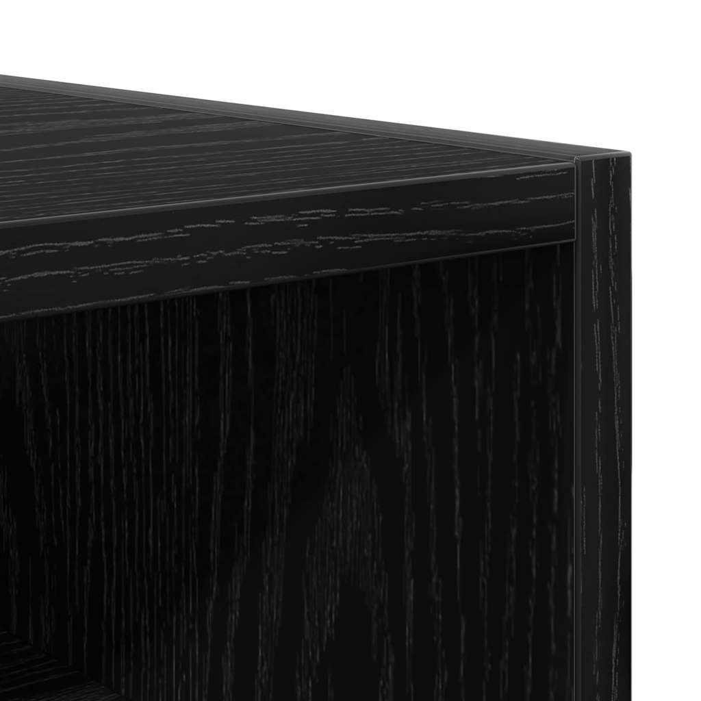 Dulap suspendat cu raft Riga Stejar negru 40 x 29,5 x 60 cm — imaginea 9