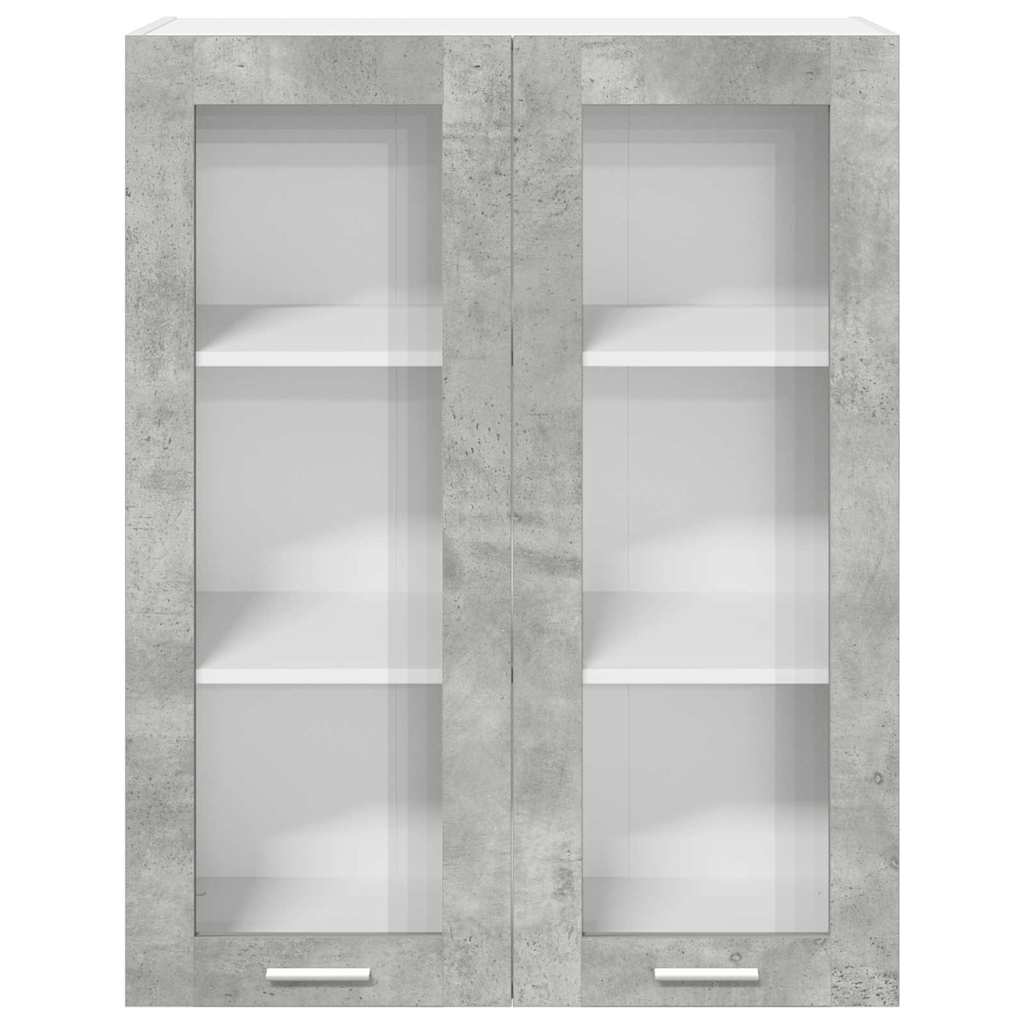 Dulap suspendat cu raft Riga Gri din beton 80 x 31 x 100 cm — imaginea 7