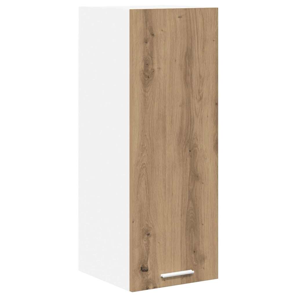 Dulap suspendat Riga Stejar Artisan si Alb 30 x 31 x 80 cm