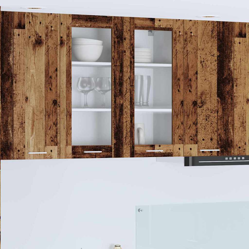 Dulap suspendat Riga Lemn Vechi 80 x 31 x 80 cm Lemn compozit — imaginea 2