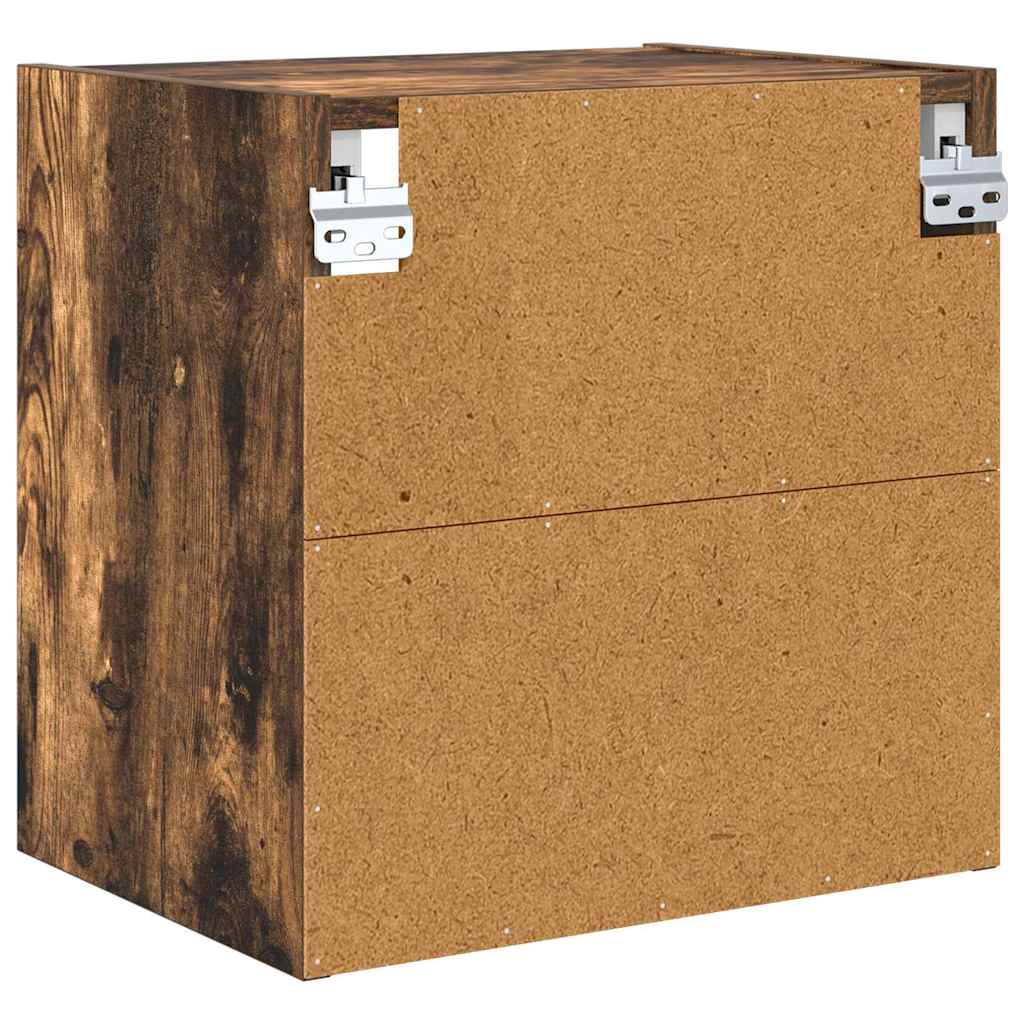 Dulap suspendat cu raft Riga Stejar fumuriu 40 x 29,5 x 40 cm — imaginea 8