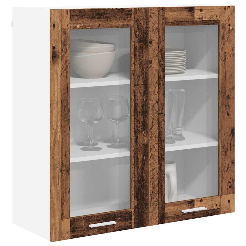 Dulap suspendat Riga Lemn Vechi 80 x 31 x 80 cm Lemn compozit — imaginea 4