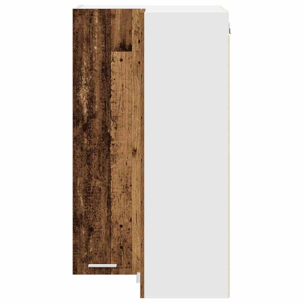 Dulap suspendat cu raft Riga Lemn vechi si Alb 57 x 57 x 100 cm — imaginea 7