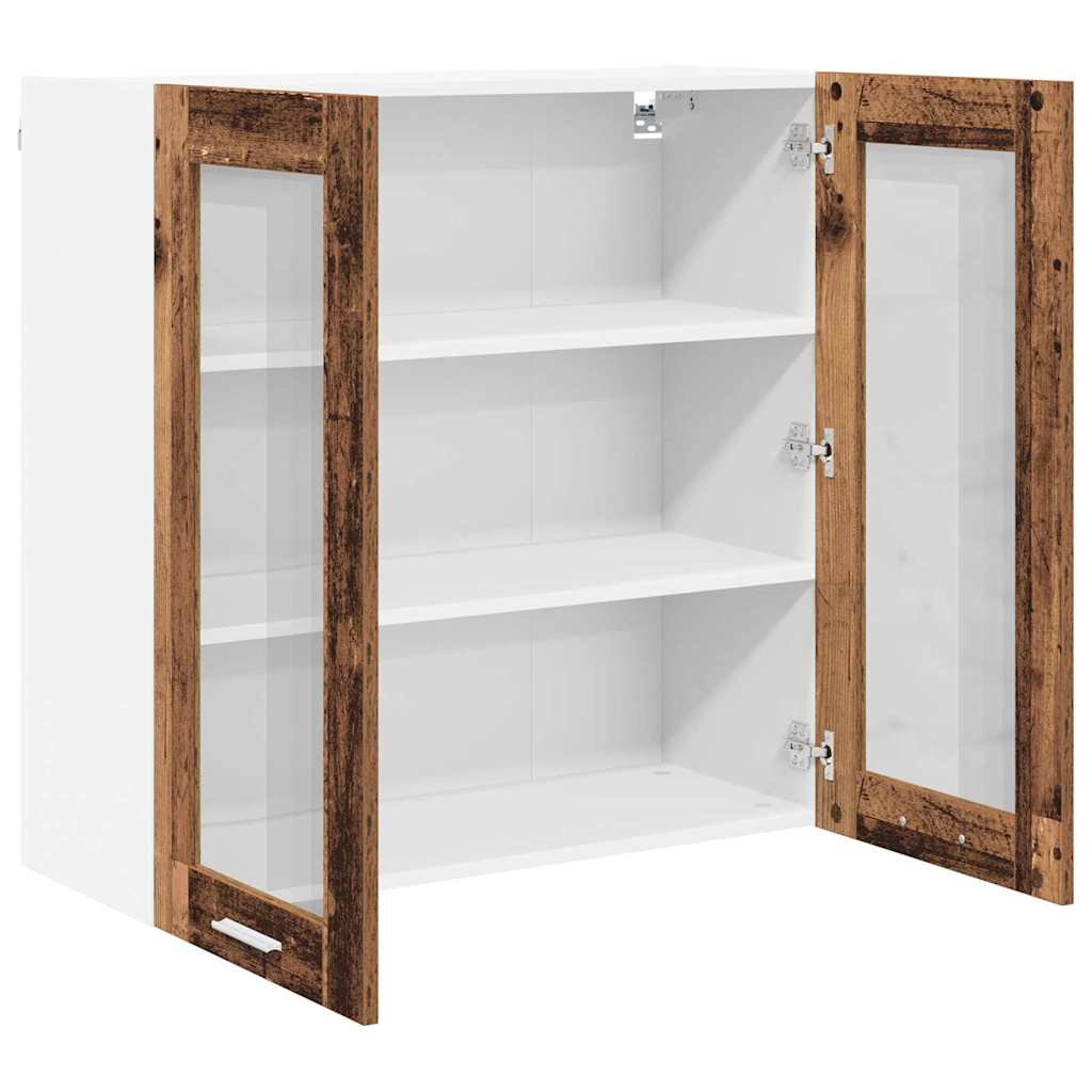 Dulap suspendat Riga Lemn Vechi 80 x 31 x 80 cm Lemn compozit — imaginea 6