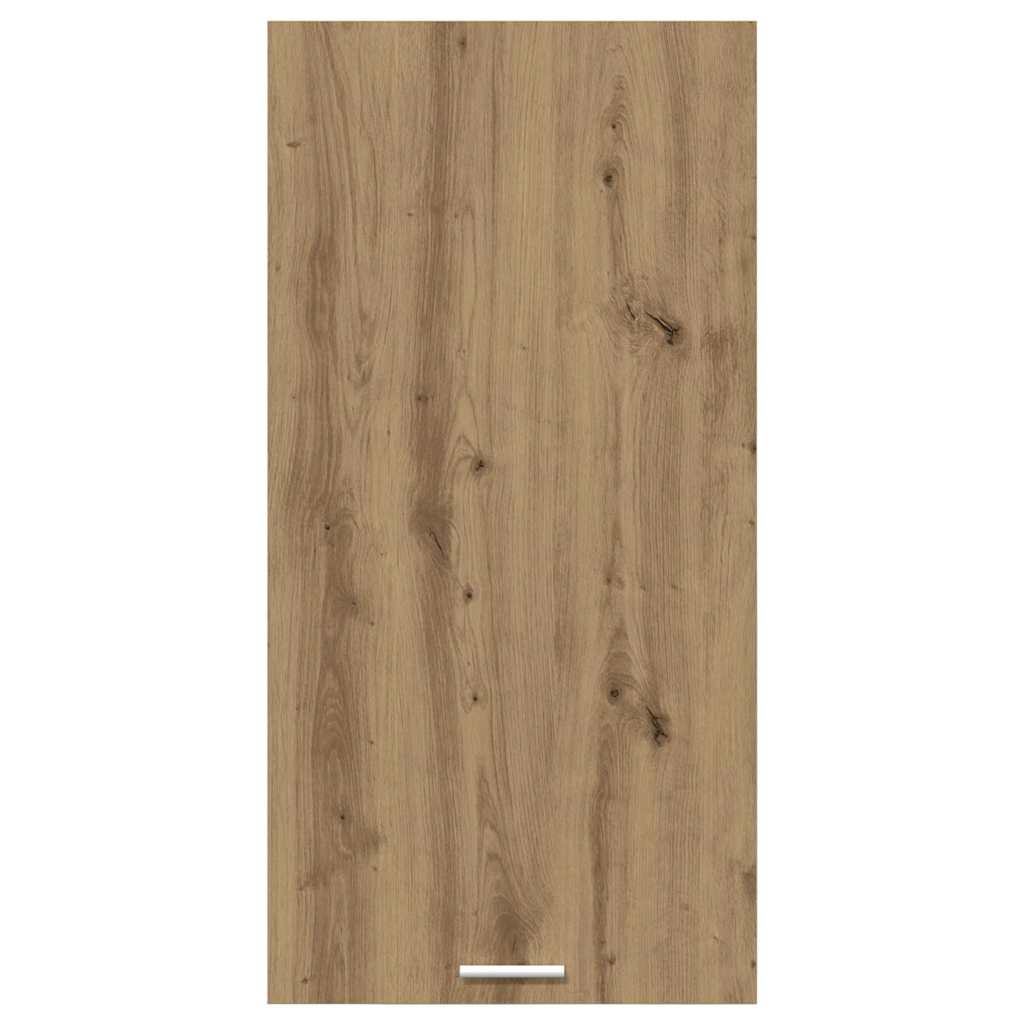 Dulap suspendat Riga Stejar Artisan si Alb 50 x 31 x 100 cm — imaginea 7