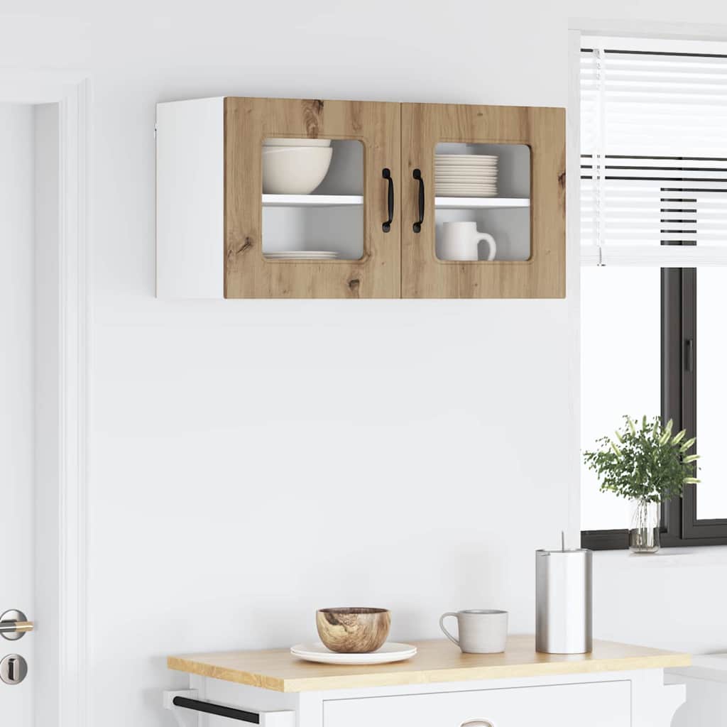 Dulap suspendat de bucatarie Stejar Artizanal 40 x 31 x 40 cm — imaginea 5
